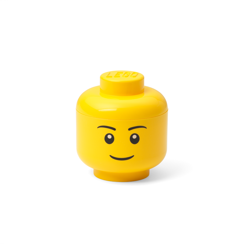 Mini Storage Head Boy Bright Yellow