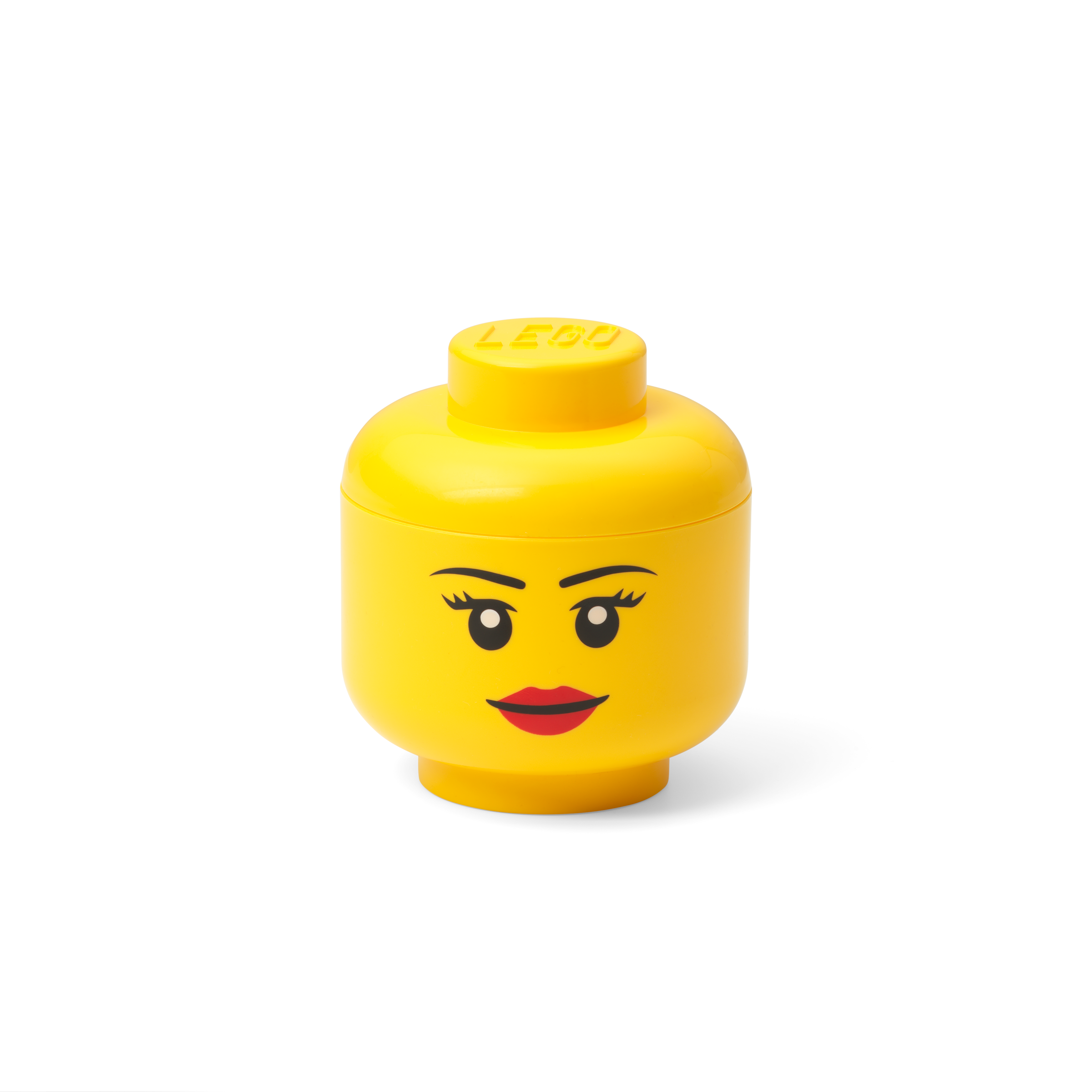 LEGO Storage Head Mini Girl, UK version storage brick container