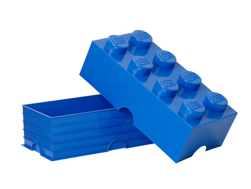 LEGO blue storage brick container imported from the UK