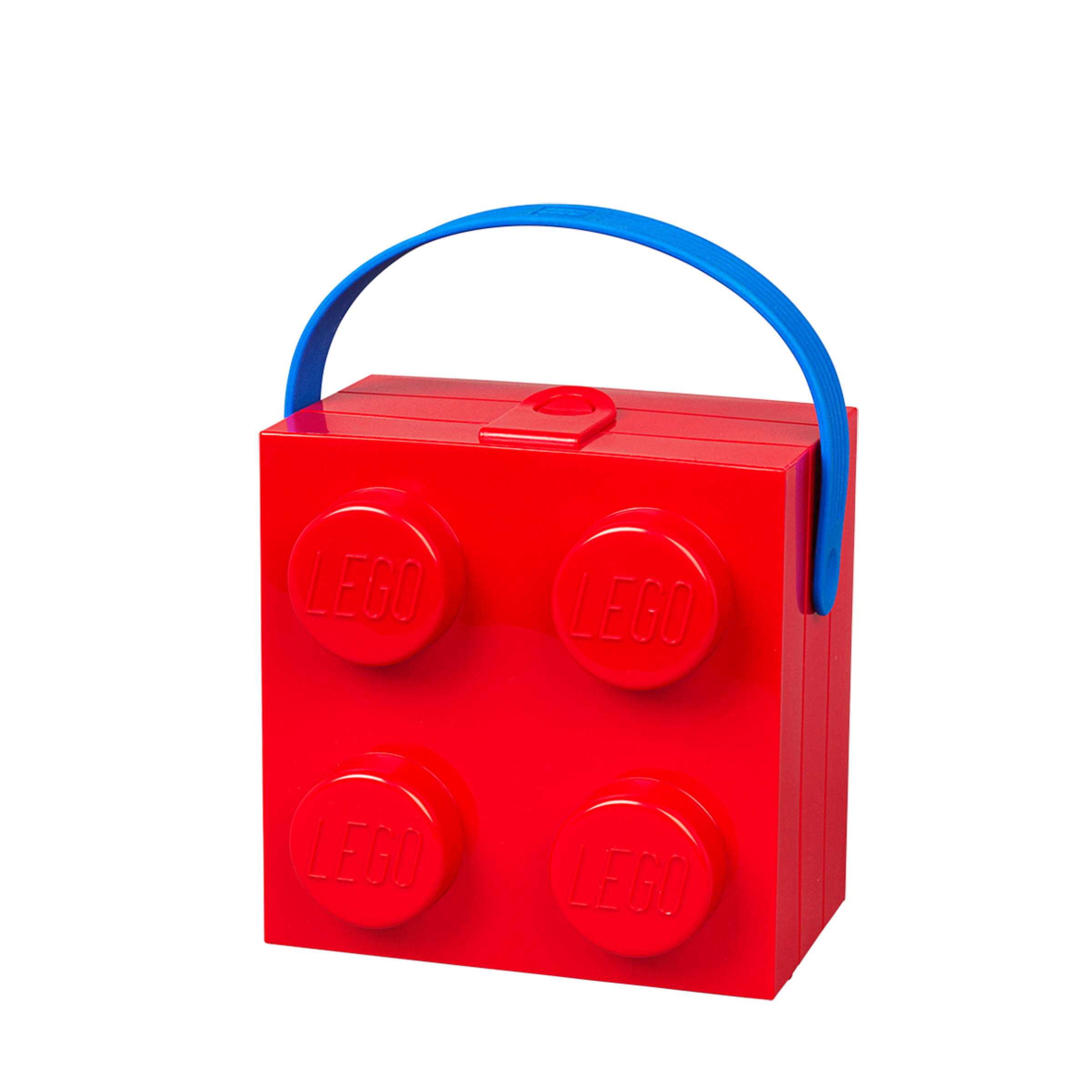 Box with Handle - Red