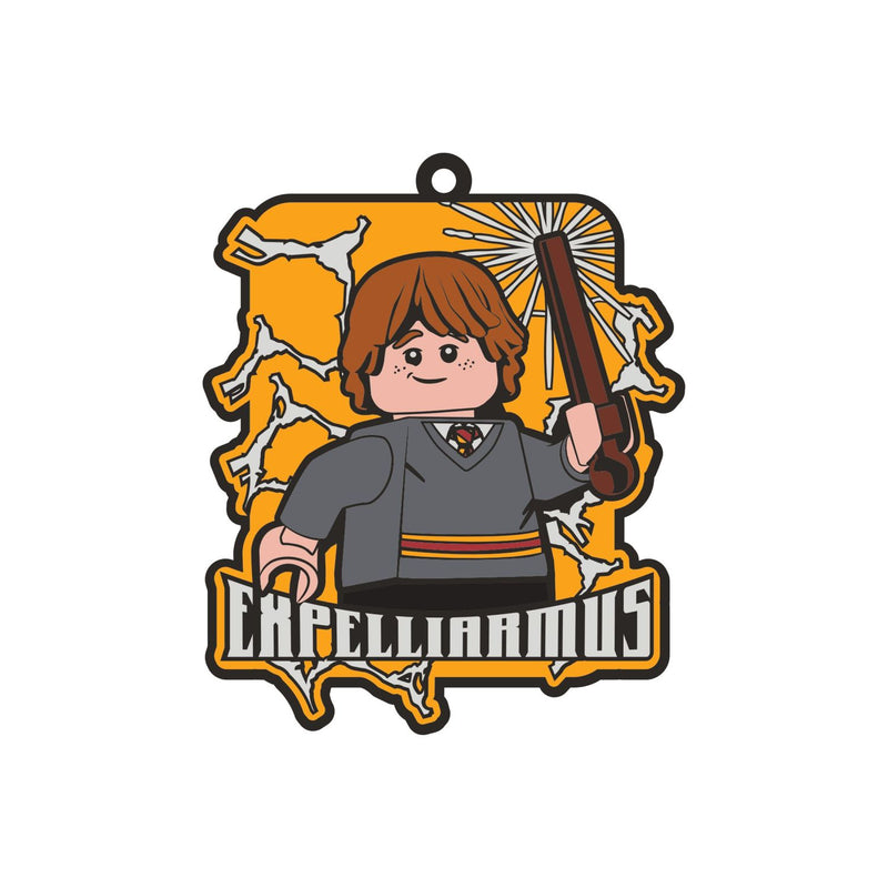 LEGO Harry Potter Expelliarmus Magnet Ron Weasley 10 cm - British product