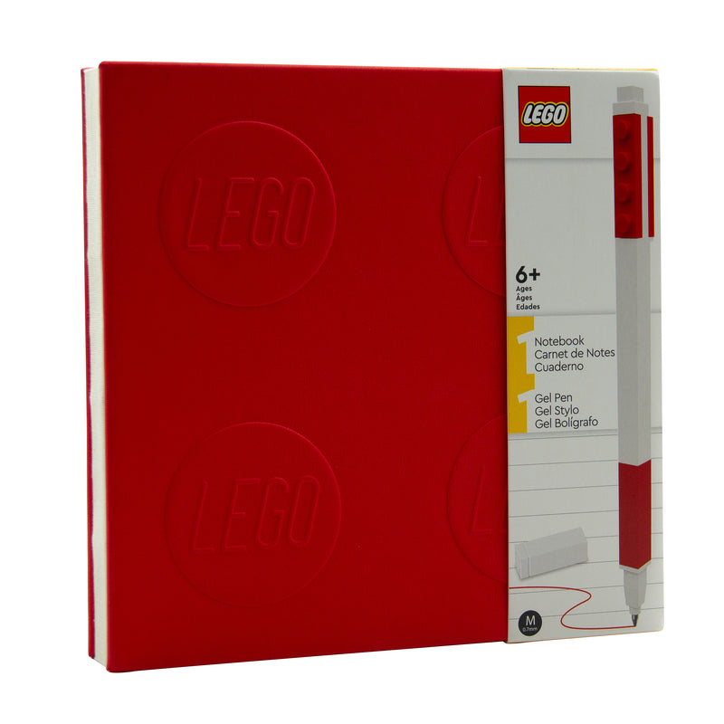 Notebook With Gel Pen Red