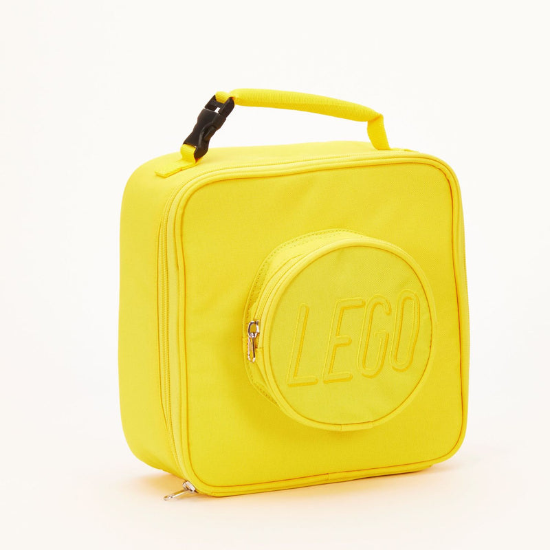 LEGO yellow Brick Lunch Bag design - British product
