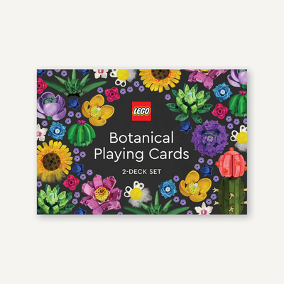 Set de 2 jeux de cartes à jouer LEGO Botanical