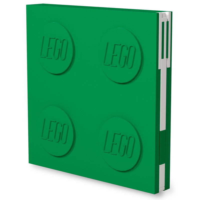 LEGO Locking Notebook with Gel Pen Green, UK version