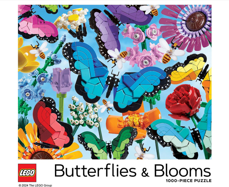 Butterflies Blooms Jigsaw Puzzle 1000 pieces - British product