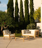 Indian Ocean modular outdoor corner lounge chair, UK version