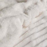 M&S Cloud Fleece Bedset, Super King, Cream