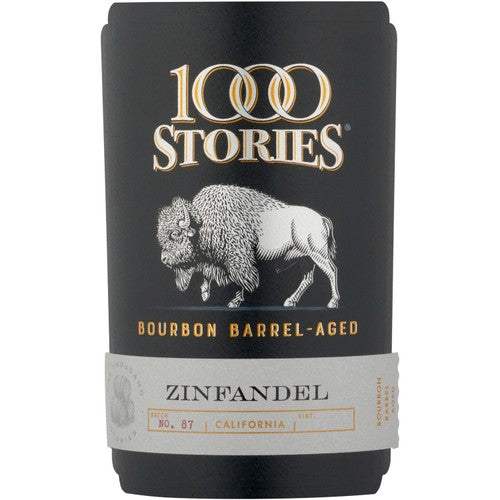 1000 Stories bourbon barrel-aged Zinfandel wine bottle (British brand)