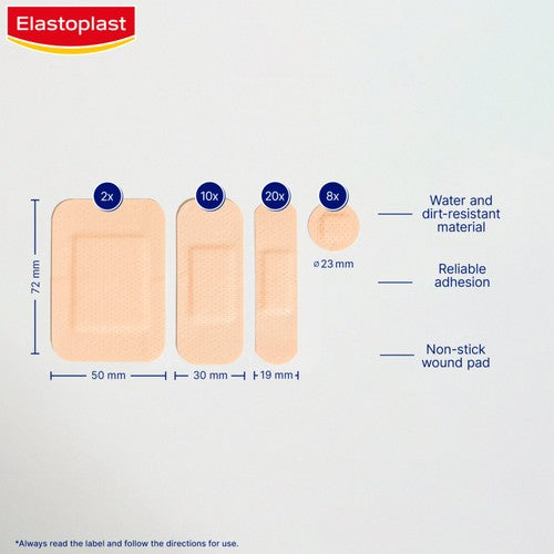 Elastoplast water resistant plastic plasters - British product