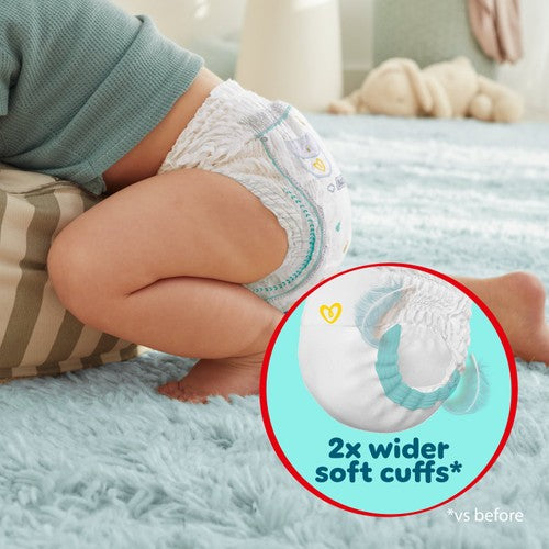 Pampers nappy pants size 6 for babies 15kg+ in jumbo pack, imported from the UK