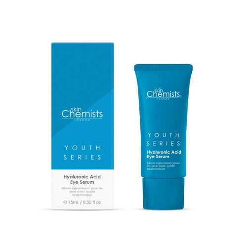 SkinChemists hyaluronic acid eye serum for hydration and soothing (British brand)