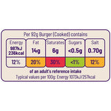 Ocado 4 Quarter Pounder Beef Burgers