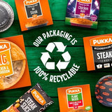 Pukka Pies vegan chicken and mushroom pie, imported from the UK