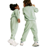 M&S Boys Cotton Rich Plain Joggers, 4-5 Years, Pale Green