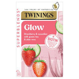 Twinings Superblends Glow with Strawberry Cucumber  Green Tea