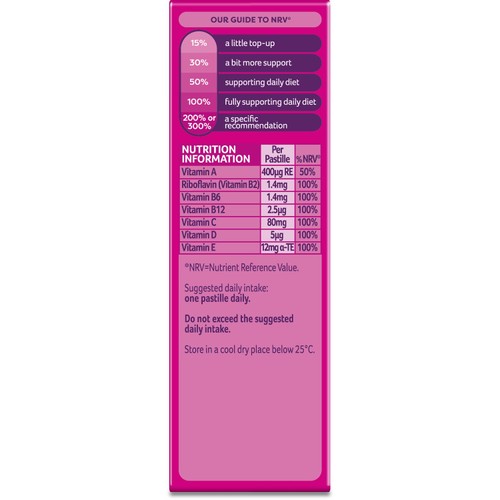 Bassetts raspberry multivitamin gummies for children age 7-11 - British product