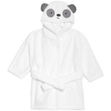 MS Panda Hooded Robe 2-3 Years White