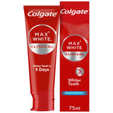 Colgate Max White Clinical Sensitive Teeth Whitening Toothpaste 75ml