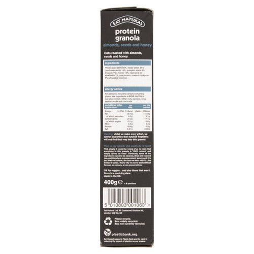 Eat Natural protein granola with almonds, seeds and honey - British product