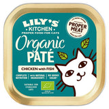 Lily's Kitchen organic chicken with fish cat food tray, UK version