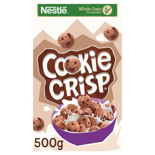 Nestle chocolate flavour crispy wheat and maize breakfast cereal 500g - British product