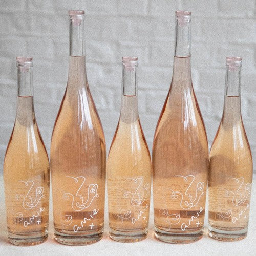 Amie dry organic rosé wine magnum bottle - British product