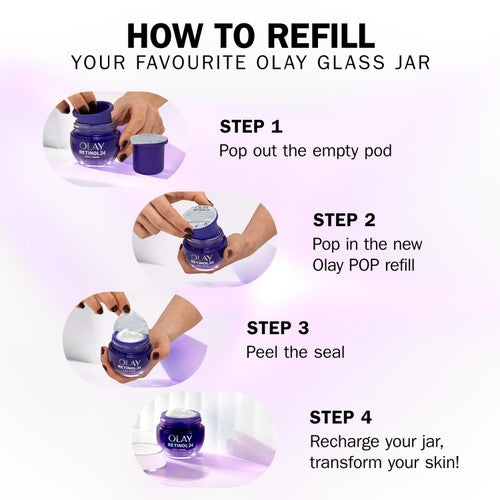 Olay retinol night cream refill, imported from the UK