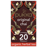 Pukka Organic Original Chai Tea 20 Home Compostable Herbal Tea Bags