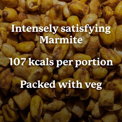 Marmite Crunch Snack with broad beans and corn, UK version