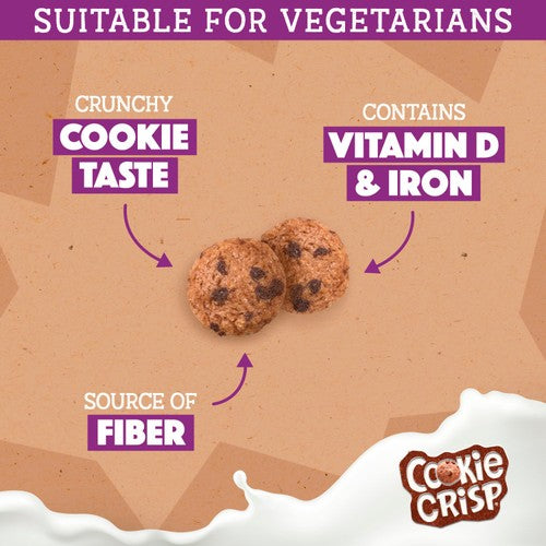 Nestle chocolate flavour crispy wheat and maize breakfast cereal 500g - British product