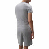 M&S Mens Autograph Pima Cotton Pyjama Shorts, M , Grey Marl