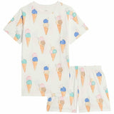 MS Girls Pure Cotton Ice Cream Print Pyjamas 10-11 Years