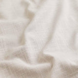 M&S X Fired Earth Pure Cotton Embroidered Tablecloth, Natural