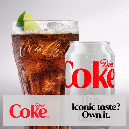 Coca-Cola diet cola sugar-free low calorie 330ml can - British product