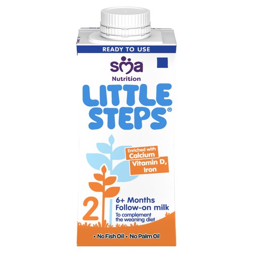 SMA follow-on baby milk ready-to-drink 200ml carton (British brand)