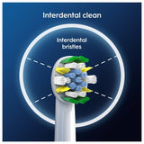 Oral-B FlossAction electric toothbrush heads for plaque removal, imported from the UK