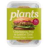 Plants Chickpea Pea  Lemon Zest Protein Veggie Burger
