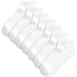 MS Kids Half Terry Trainer Liner 6-85 White 7 Pack