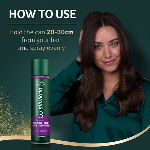 Silvikrin classic flexible hold hairspray (British brand)