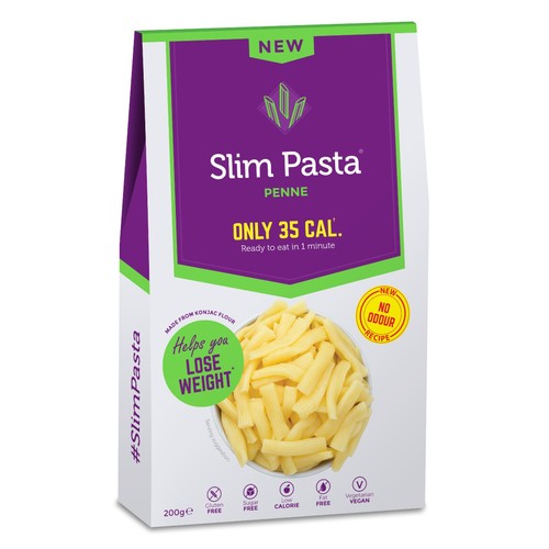 Eat Water low-carb penne pasta - British product