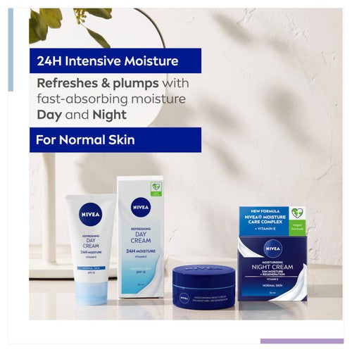 Nivea night face moisturiser for normal skin, imported from the UK