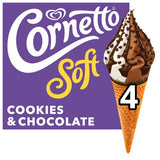 Cornetto Soft Cookie  Chocolate Ice Cream Cones