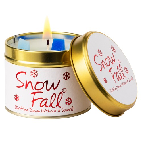 Lily-Flame Snow Fall scented candle in tin 230g, UK version