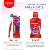 Colgate Max White Purple Reveal Teeth Whitening Mouthwash Alcohol Free
