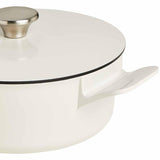 MS Cast Aluminium 3L Casserole Dish Ivory