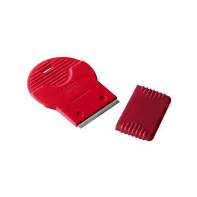 Ceramic Hob Scraper with Changeable Blade and Protective Cap