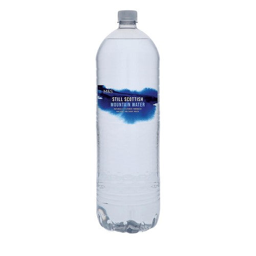 M&S Still Scottish Mountain Water, imported from the UK