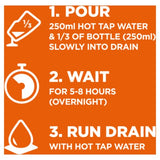 Mr Muscle biodegradable drain unclogger, imported from the UK