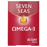 Seven Seas Omega-3 fish oil with vitamin D capsules 30 count (British brand)